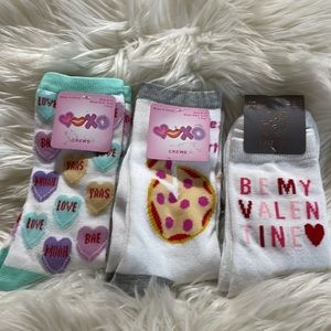 🦋5/$25 Valentines sock bundle